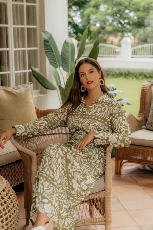 Annie Dress Olive Grove