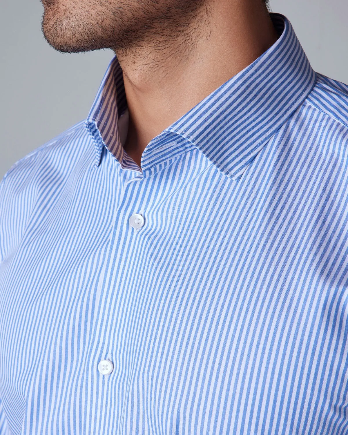 Bengal Striped Shirt - Dark Blue - Old