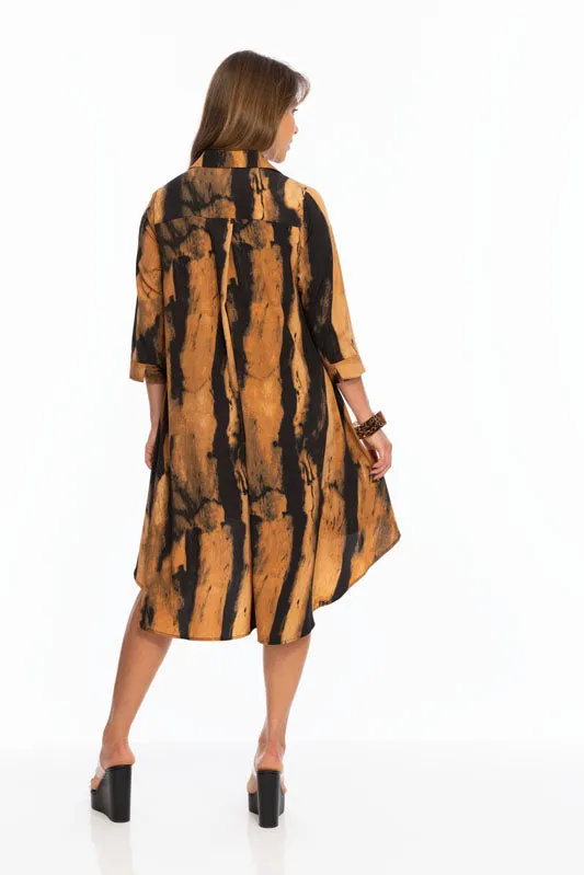 Burnt Orange Women's Shirt Dress | LIOR