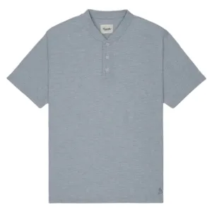 Charcoal Slub Henley T-Shirt