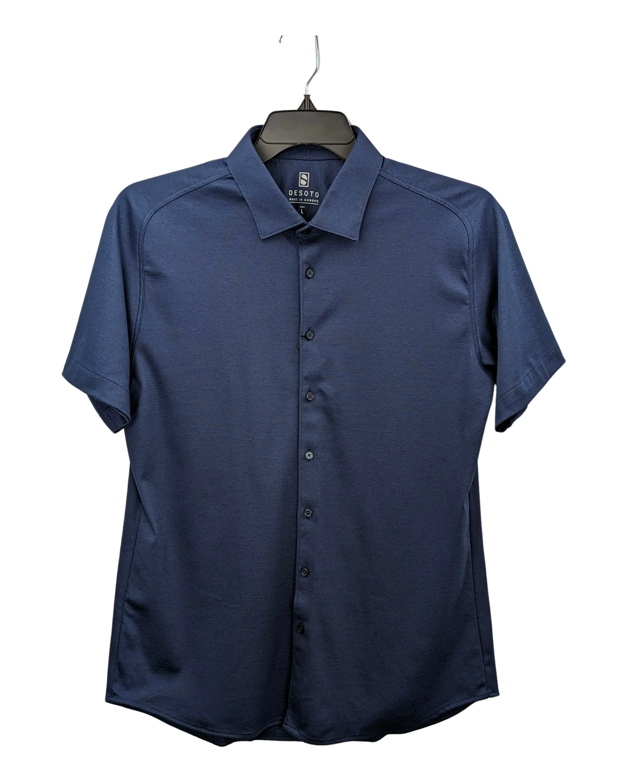 Desoto Pique Pattern Jersey Knit Short Sleeve Shirt