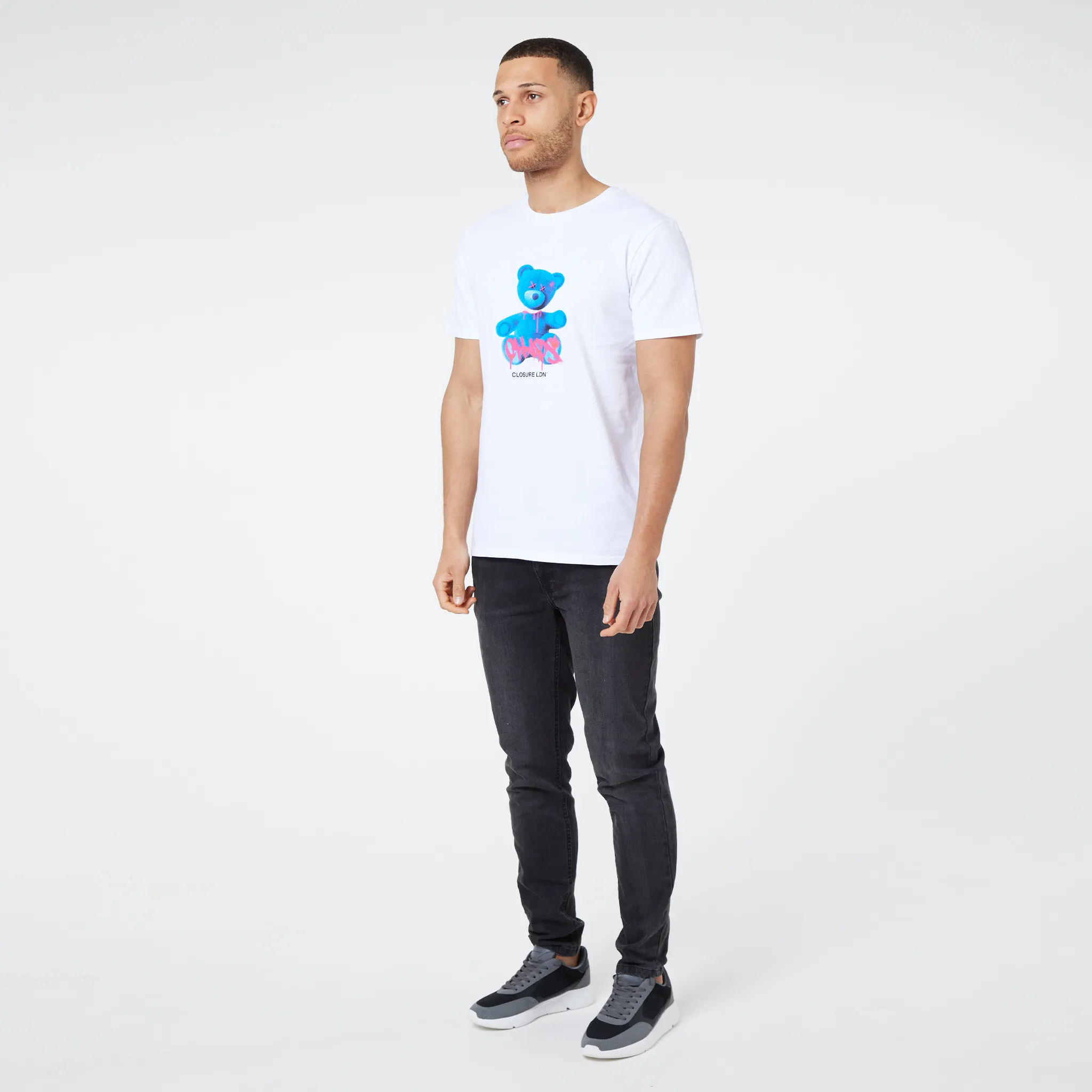Dripping Teddy T-Shirt | White