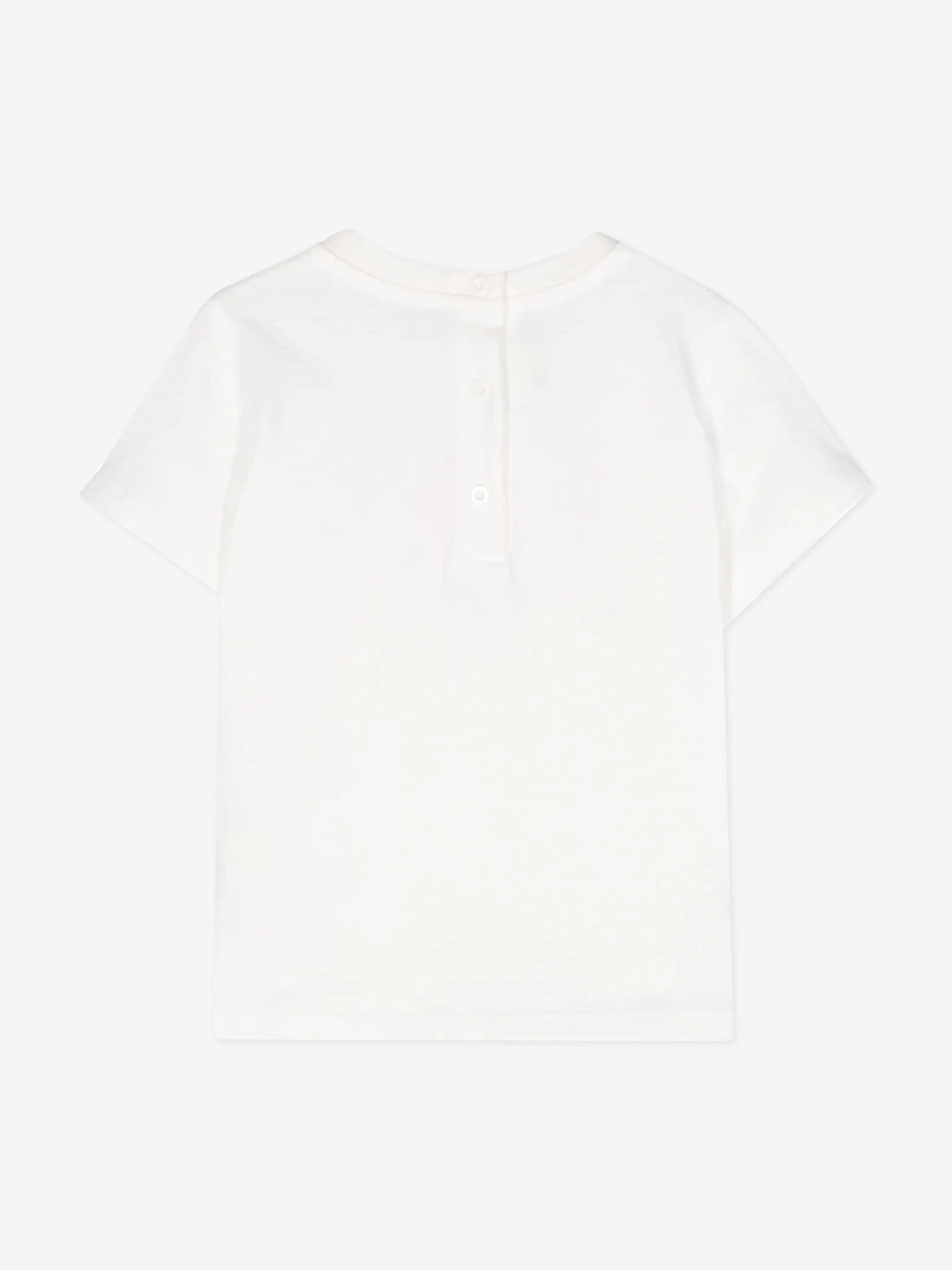 Fendi Baby Girls Heart Logo T-Shirt in White