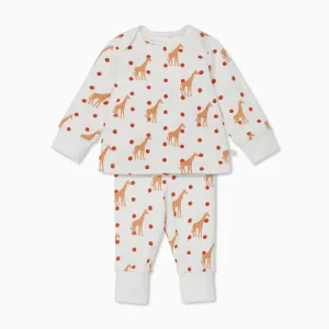 Giraffe Long Sleeve T-Shirt & Leggings Set