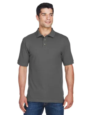 Harriton M200 Men's 6 oz. Ringspun Cotton Piqu Short-Sleeve Polo