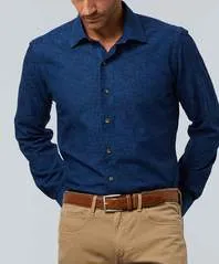 Indigo Paisley Sport Shirt