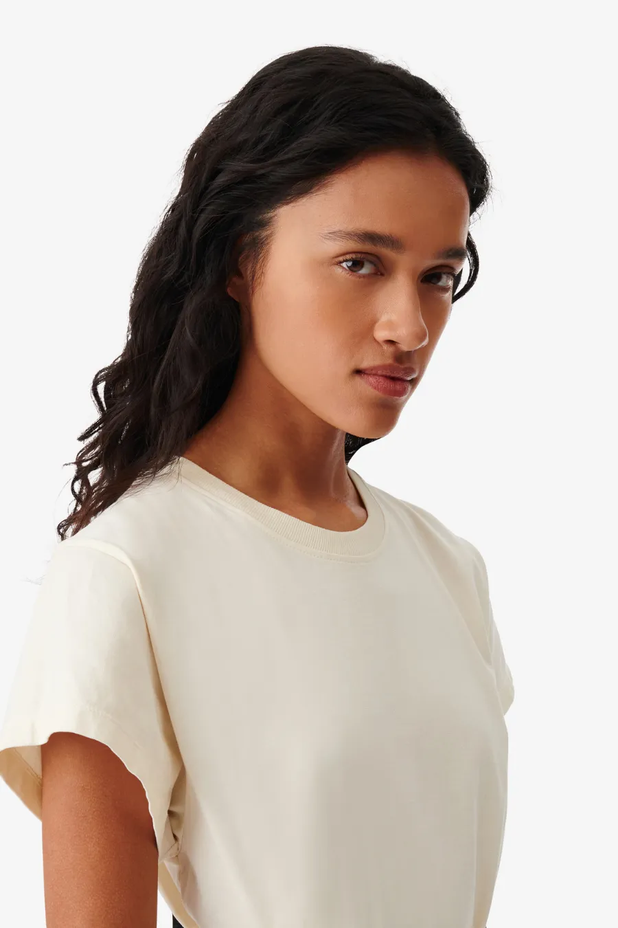 Litonya Midi Dress Cloudy White