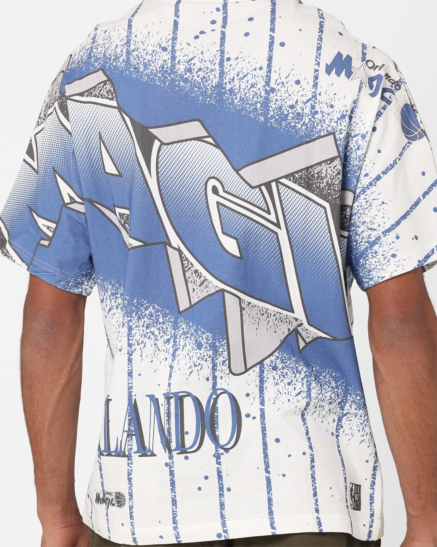 Mitchell & Ness Orlando Magic Earthquake T-Shirt Vintage White