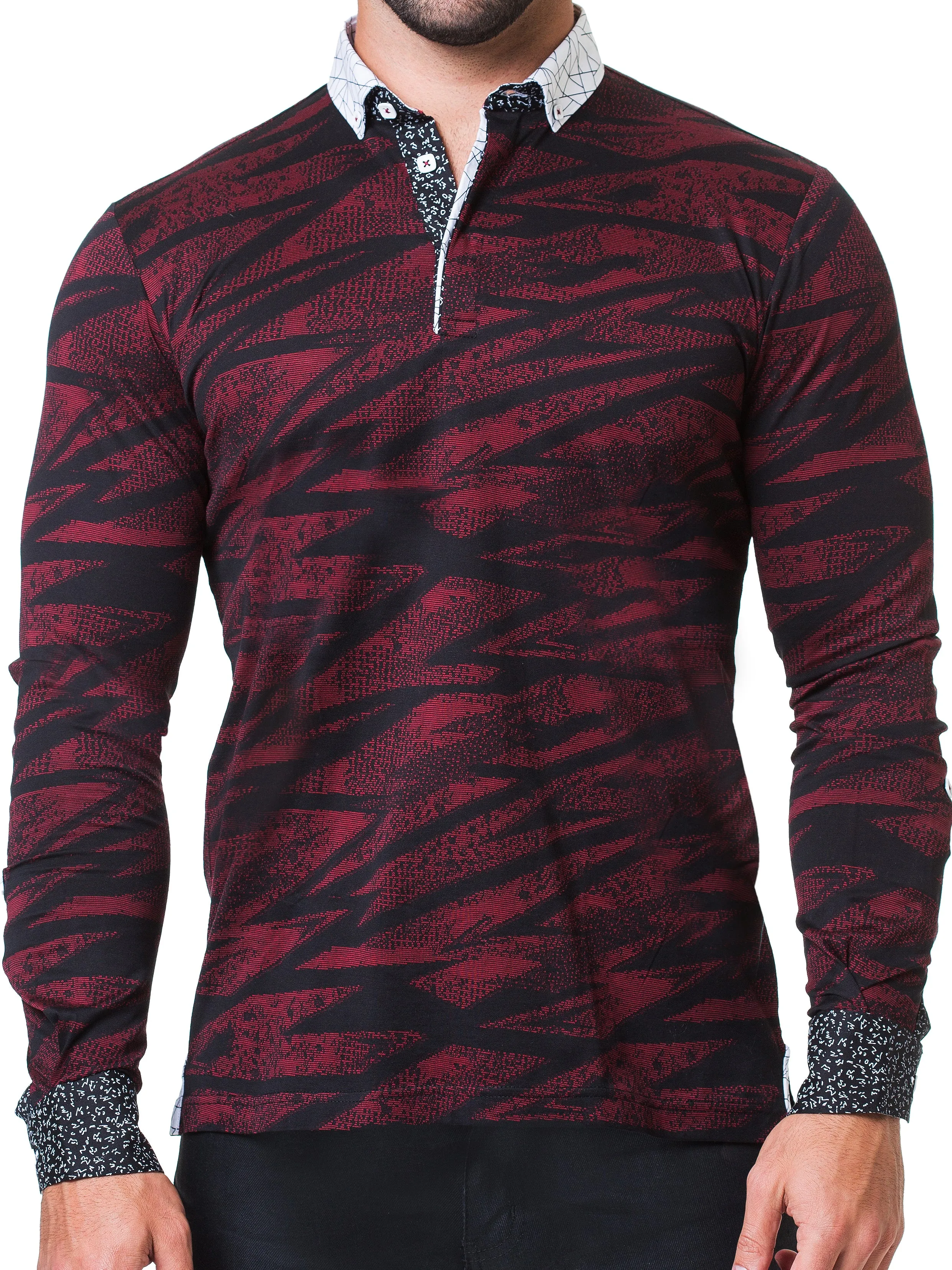 Polo Newton Black Scribble