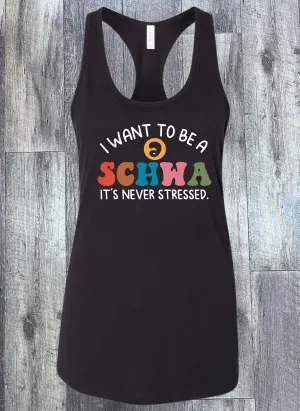 Schwa Tank, Tee, V-Neck