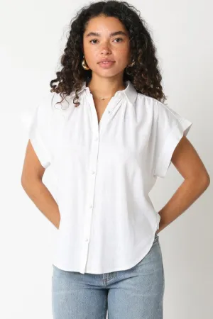 Short Sleeve Button Down Top
