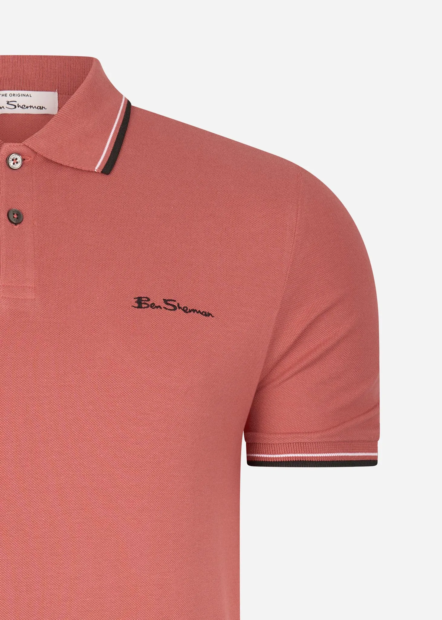 Signature polo - raspberry