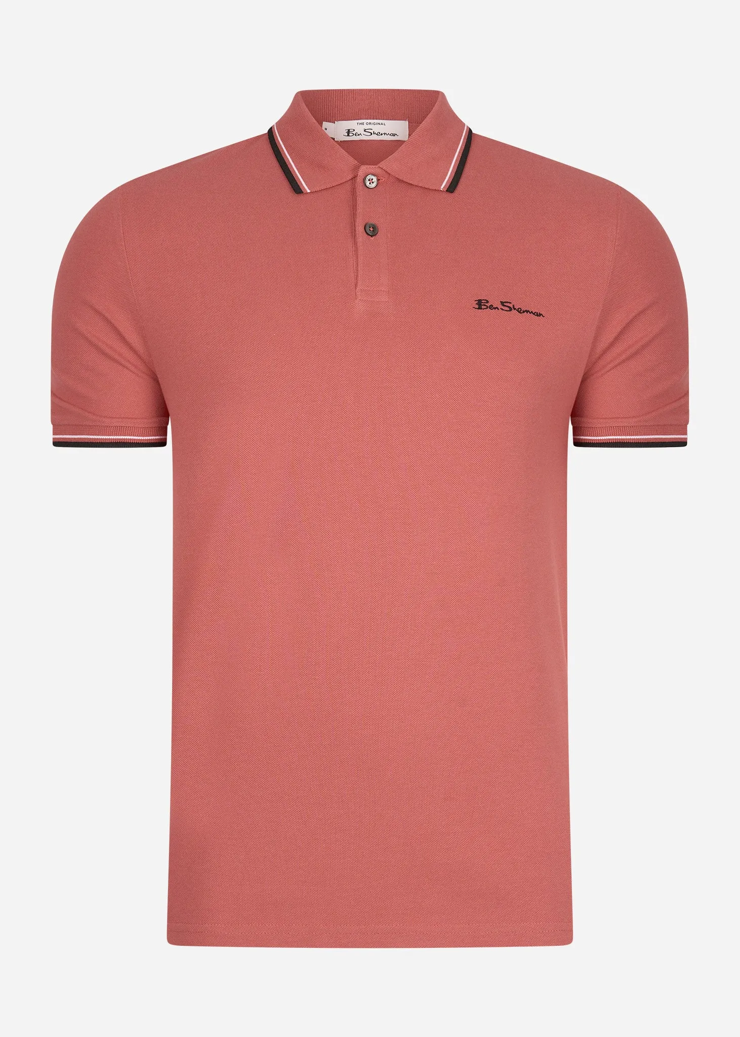 Signature polo - raspberry