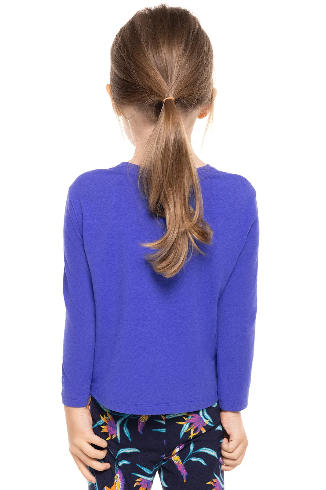 Toddler Coco Plum Everyday Long Sleeve T-Shirt | Baja Blue